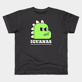 Iguanas: When Your Pet Gives You the Cold Shoulder Kids T-Shirt